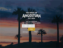 Tablet Screenshot of angosturabitters.com